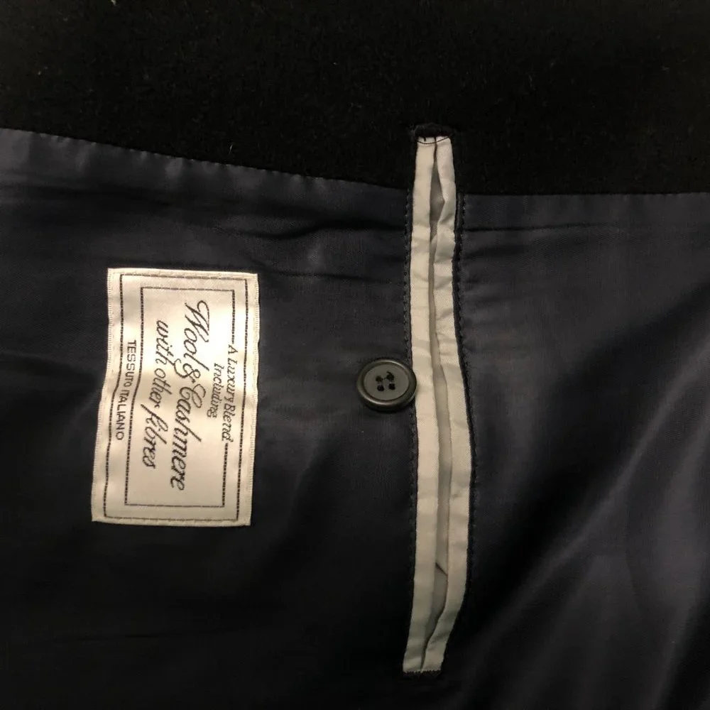 Wellington Executive Overcoat - Black - Picture 8 of 9